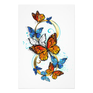Infinity of Monarch Butterflies Photo Print