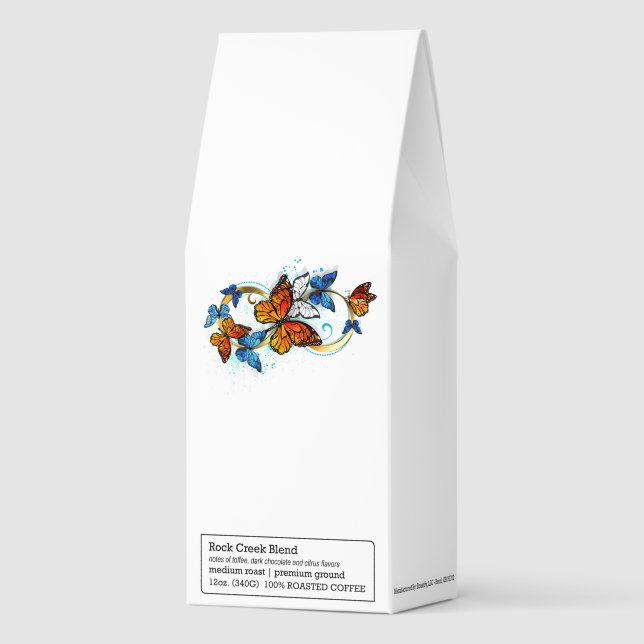 Infinity of Monarch Butterflies Roasted Coffee (Front)