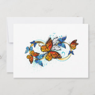 Infinity of Monarch Butterflies Save The Date