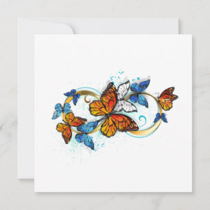 Infinity of Monarch Butterflies Save The Date