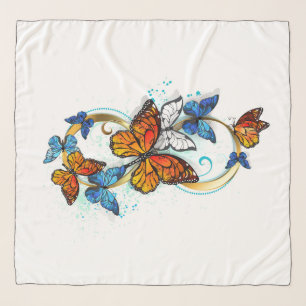 Infinity of Monarch Butterflies Scarf