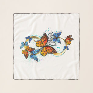 Infinity of Monarch Butterflies Scarf