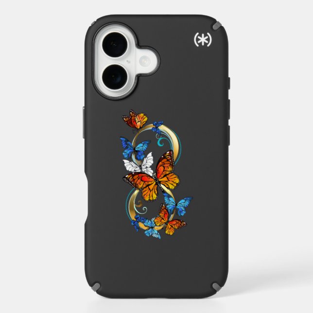Infinity of Monarch Butterflies Speck iPhone Case (Front)