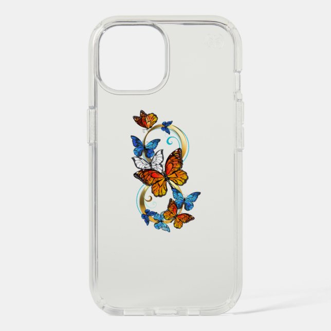 Infinity of Monarch Butterflies Speck iPhone Case (Front)