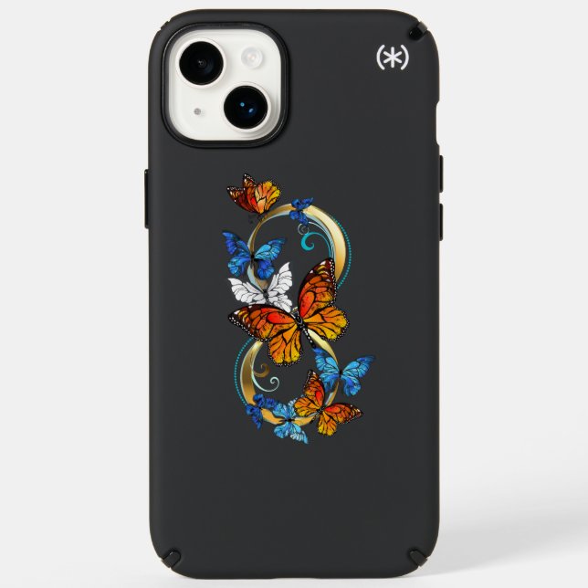 Infinity of Monarch Butterflies Speck iPhone Case (Front)