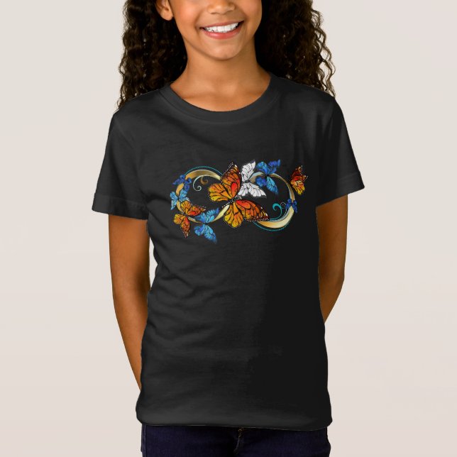 Infinity of Monarch Butterflies T-Shirt (Front)