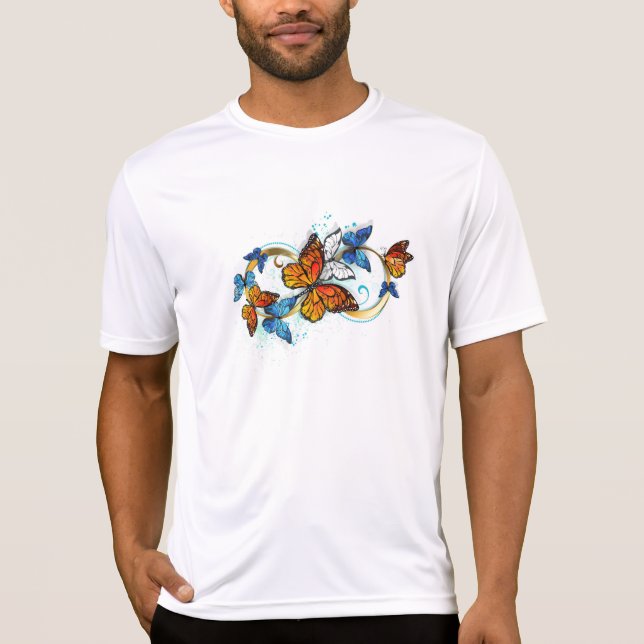 Infinity of Monarch Butterflies T-Shirt (Front)