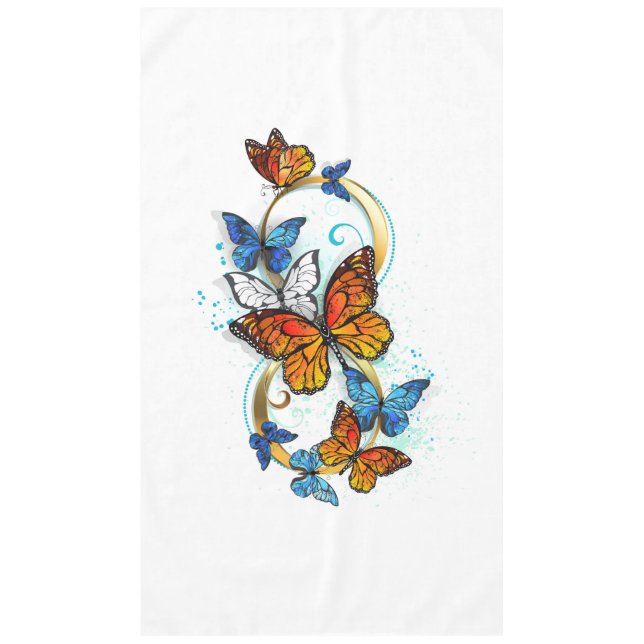 Infinity of Monarch Butterflies Tablecloth (Front)