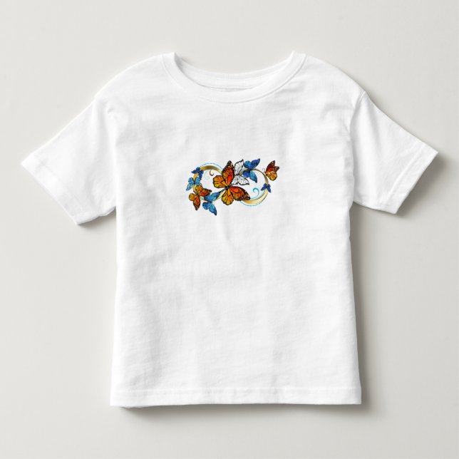Infinity of Monarch Butterflies Toddler T-shirt (Front)