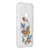 Infinity of Monarch Butterflies Uncommon Google Pixel Case (Back/Right)