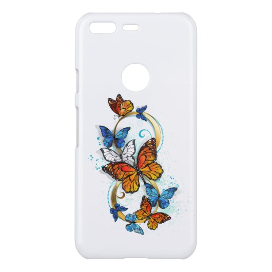 Infinity of Monarch Butterflies Uncommon Google Pixel Case (Back)