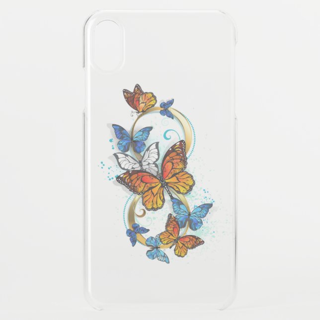 Infinity of Monarch Butterflies Uncommon iPhone Case (Back)