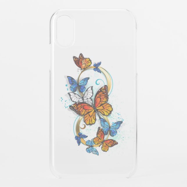 Infinity of Monarch Butterflies Uncommon iPhone Case (Back)
