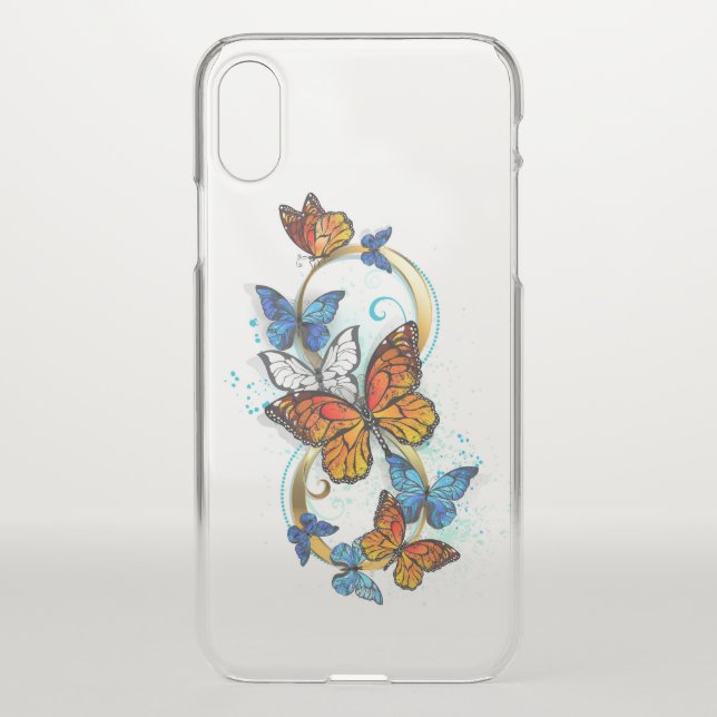 Infinity of Monarch Butterflies Uncommon iPhone Case (Back)
