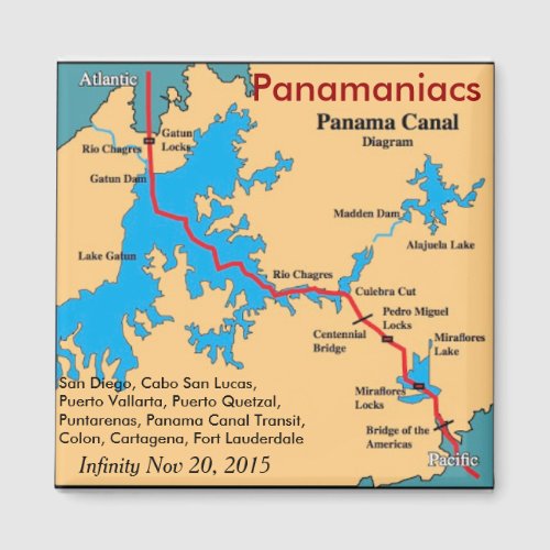 Infinity Panamaniacs fridge magnet