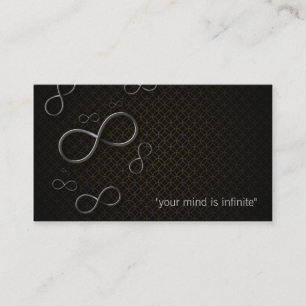 Infinity Personal Trainer Gray Business Card
