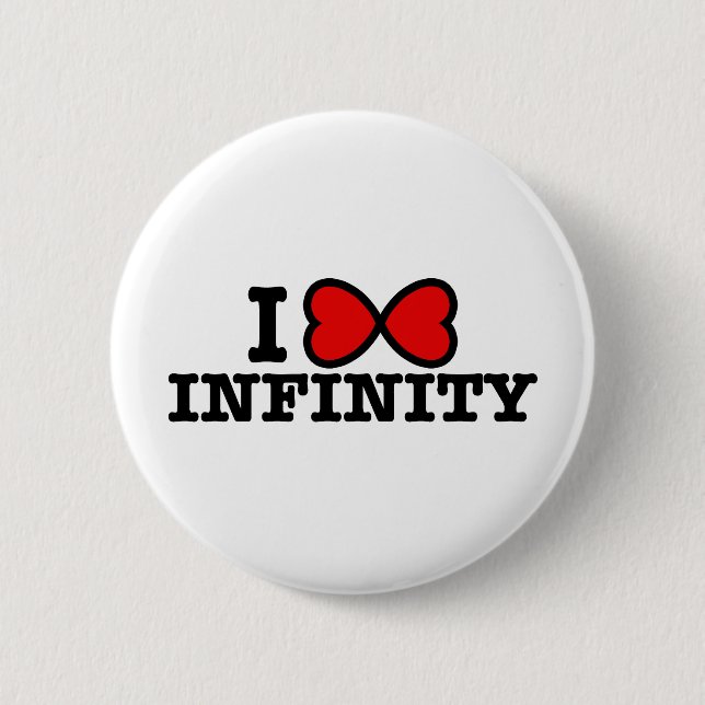 Infinity Pinback Button (Front)