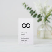 Infinity - Scientist Business Card (Standing Front)