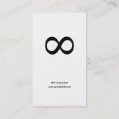 Infinity - Scientist Business Card (Back)