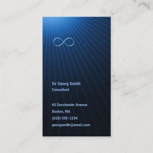 Infinity - Scientist Business Card
