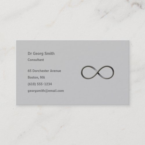 Infinity - Scientist Business Card