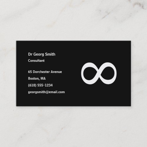 Infinity - Scientist Business Card