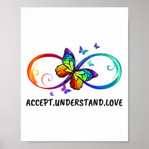 Infinity Sign Accept Understand Love Neurodiversit