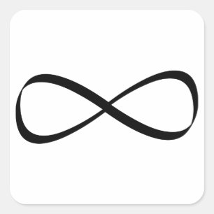 Infinity Sign Square Sticker