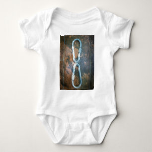 Infinity silver star baby bodysuit