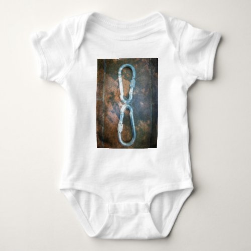 Infinity silver star baby bodysuit