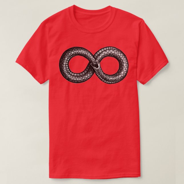 Infinity Snake 1  T-Shirt (Design Front)
