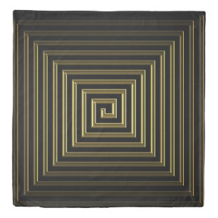 infinity square duvet cover