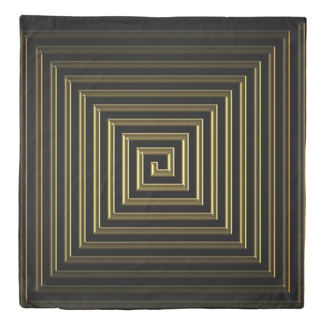 infinity square duvet cover (Front)