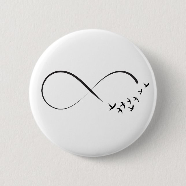 Infinity swallow symbol button (Front)