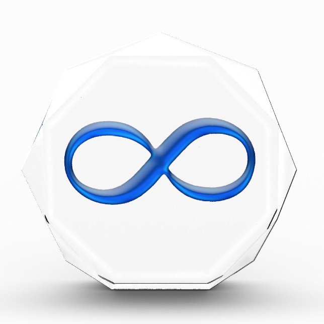 Infinity Symbol Acrylic Award (Front)