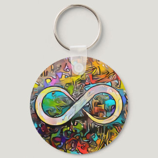 Infinity Symbol  | Autism Awareness Neurodiversity Keychain