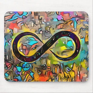 Infinity Symbol  | Autism Awareness Neurodiversity Mouse Pad