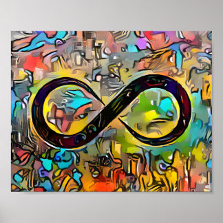 Infinity Symbol  | Autism Awareness Neurodiversity Poster