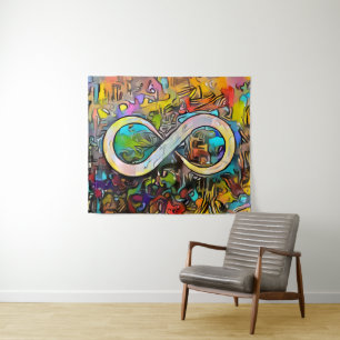 Infinity Symbol    Autism Awareness Neurodiversity Tapestry