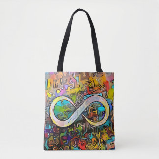 Infinity Symbol  | Autism Awareness Neurodiversity Tote Bag