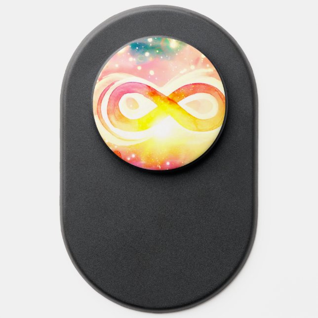 Infinity Symbol Endless Rainbow Watercolor Pretty  PopSocket (Popsocket)