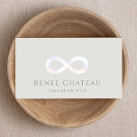 Infinity Symbol Energy Healer Healing Arts Business Card<br><div class="desc">Elegant infinite energy symbol otherwise know as the Lemniscate -  perfect for energy healers,  reiki masters,  teachers,  designers,  life coaches,  spiritual healers,  and more.</div>