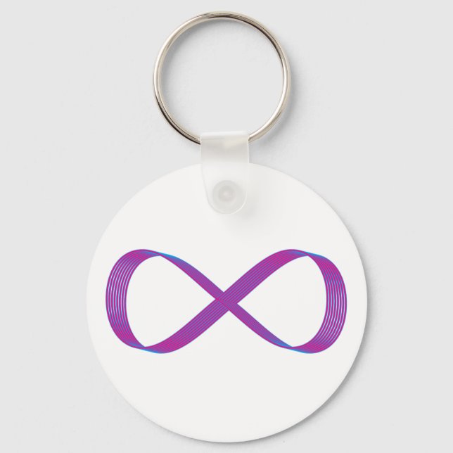 infinity symbol keychain (Front)