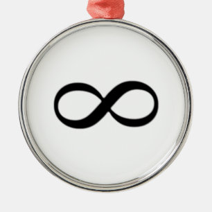 Infinity Symbol Metal Ornament
