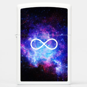 Infinity symbol nebula zippo lighter