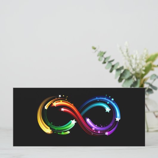 Infinity symbol of rainbow comets (Standing Front)