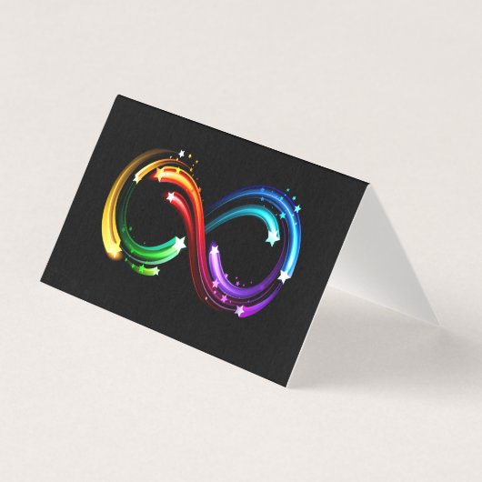 Infinity symbol of rainbow comets (Front)