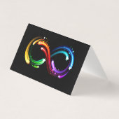 Infinity symbol of rainbow comets (Back)