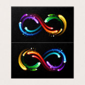 Infinity symbol of rainbow comets (Outside Unfolded)