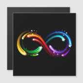 Infinity symbol of rainbow comets (Front/Back)